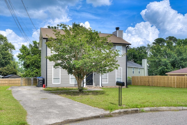 2904 Pleasant Ct, Augusta, GA 30907 - view of front of property featuring driveway and a chimney