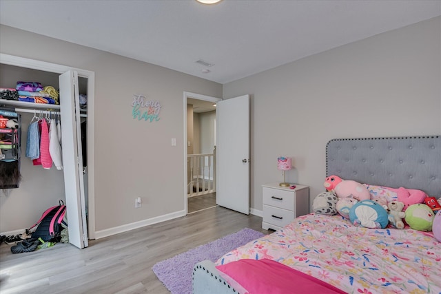 2904 Pleasant Ct, Augusta, GA 30907 - bedroom with wood finished floors and a closet