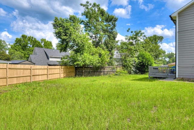 2904 Pleasant Ct, Augusta, GA 30907 - view of yard with a wooden deck