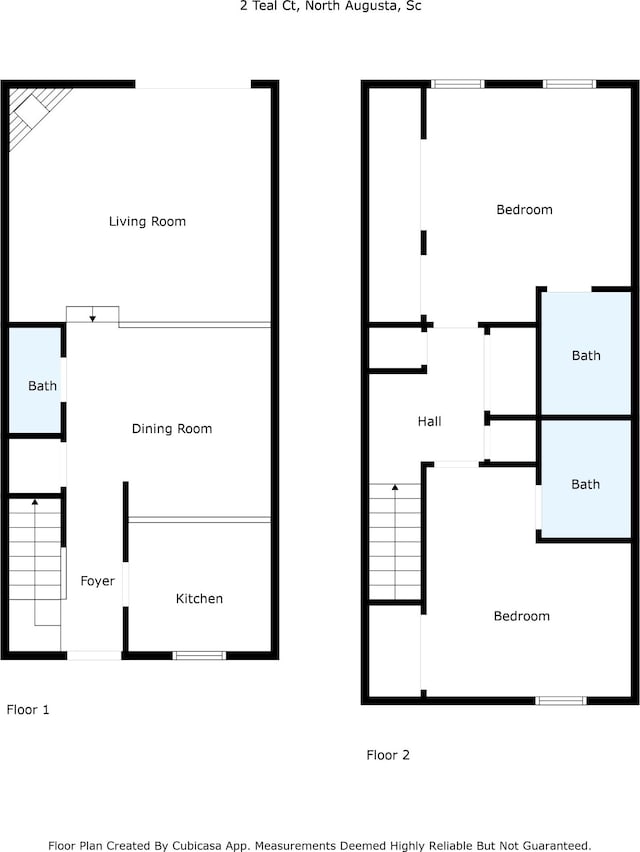 5 Teal Ct, North Augusta, SC 29841 - home floor plan