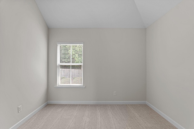 1606 Cedar Hill Dr, Grovetown, GA 30813 - spare room featuring light carpet and lofted ceiling