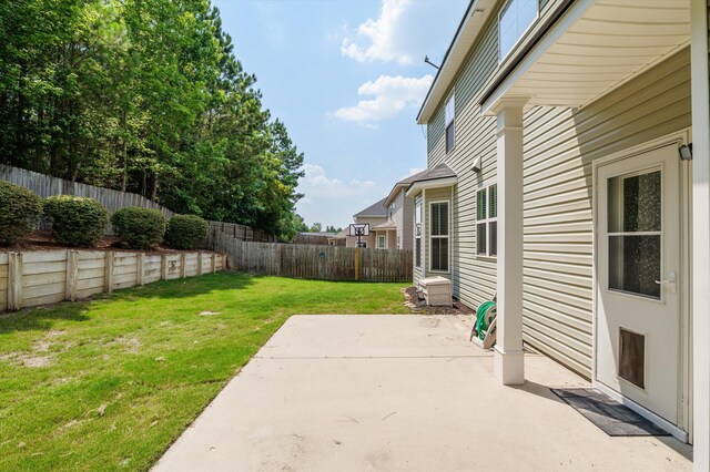 1606 Cedar Hill Dr, Grovetown, GA 30813 - fenced backyard featuring a patio area