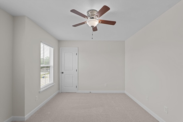 1606 Cedar Hill Dr, Grovetown, GA 30813 - spare room featuring ceiling fan and light carpet