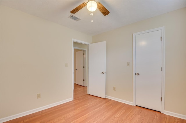 4520 Caliburn Way, Grovetown, GA 30813 - unfurnished bedroom featuring light wood-style floors and ceiling fan