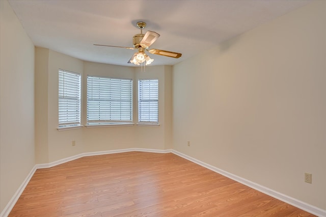 4520 Caliburn Way, Grovetown, GA 30813 - unfurnished room with light wood-type flooring and ceiling fan