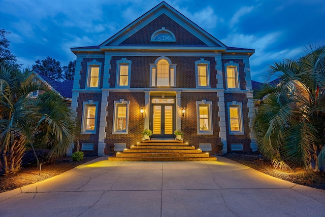 3489 Evans To Locks Rd, Martinez, GA 30907 - view of front of home with french doors and brick siding