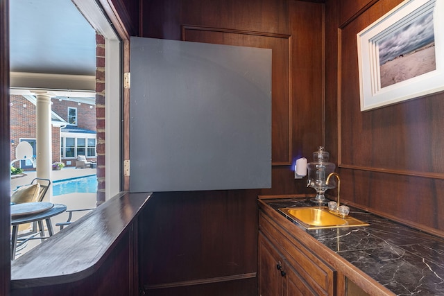 3489 Evans To Locks Rd, Martinez, GA 30907 - bar with wood walls and ornate columns