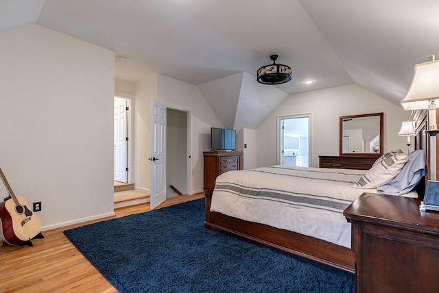 3489 Evans To Locks Rd, Martinez, GA 30907 - bedroom featuring lofted ceiling and light wood-style floors