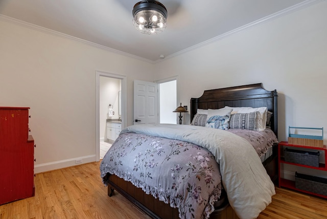 3489 Evans To Locks Rd, Martinez, GA 30907 - bedroom featuring crown molding, wood finished floors, and ensuite bathroom