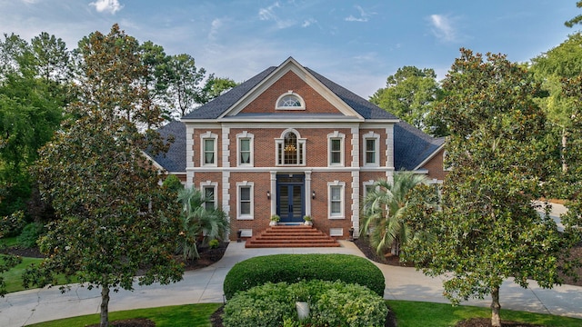 3489 Evans To Locks Rd, Martinez, GA 30907 - view of front facade featuring french doors and brick siding