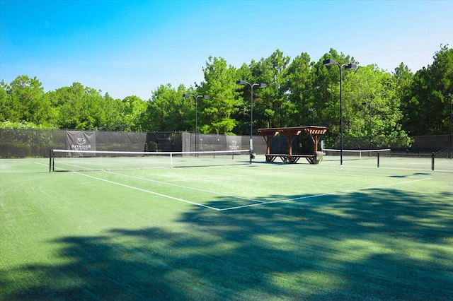 view of sport court