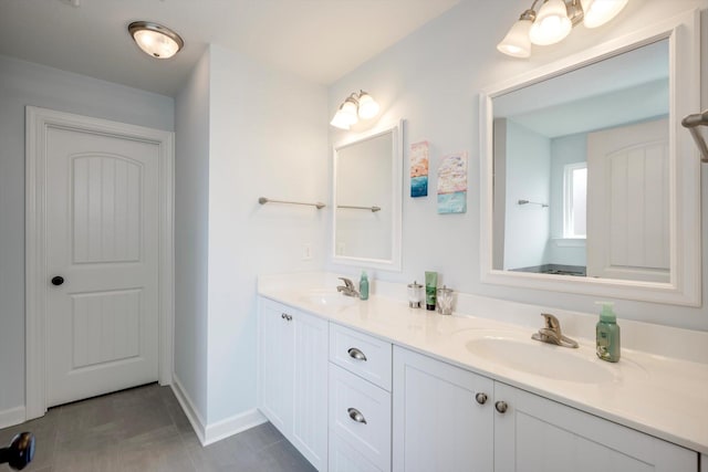 1391 Ackerman Dr, Graniteville, SC 29829 - full bath featuring double vanity and baseboards