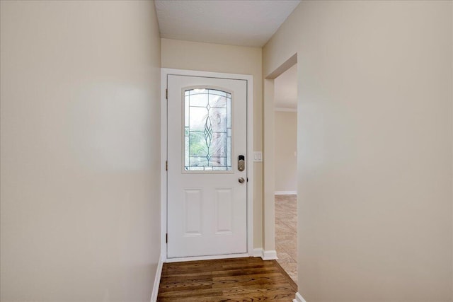 1702 Forest Creek Rd, Augusta, GA 30909 - doorway to outside featuring wood finished floors and baseboards