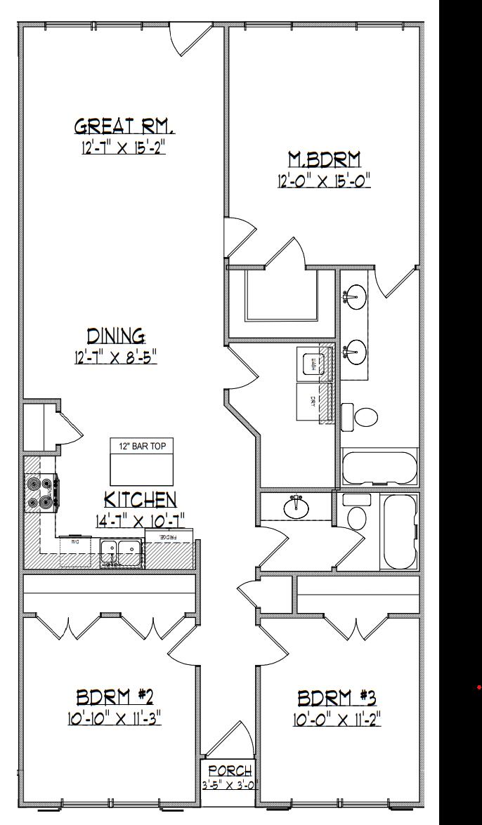 334 Bordeaux Dr, Thomson, GA 30824 - plan