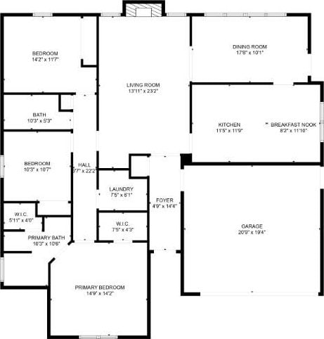 4593 Ashbrook Ct, Martinez, GA 30907 - floor plan / room layout