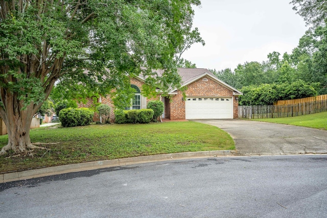4593 Ashbrook Ct, Martinez, GA 30907 - view of front of property featuring brick siding, an attached garage, and driveway