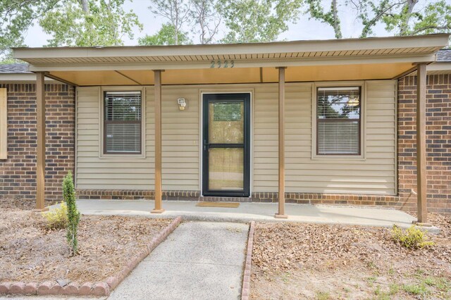 2323 Basswood Dr, Augusta, GA 30906 - property entrance with brick siding