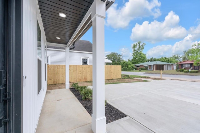 1116 Miller St, Augusta, GA 30901 - view of patio / terrace featuring fence