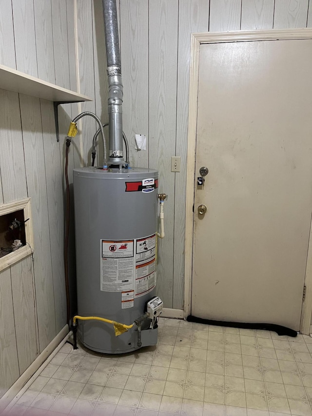 3323 Young Forest Dr, Augusta, GA 30906 - utility room with gas water heater