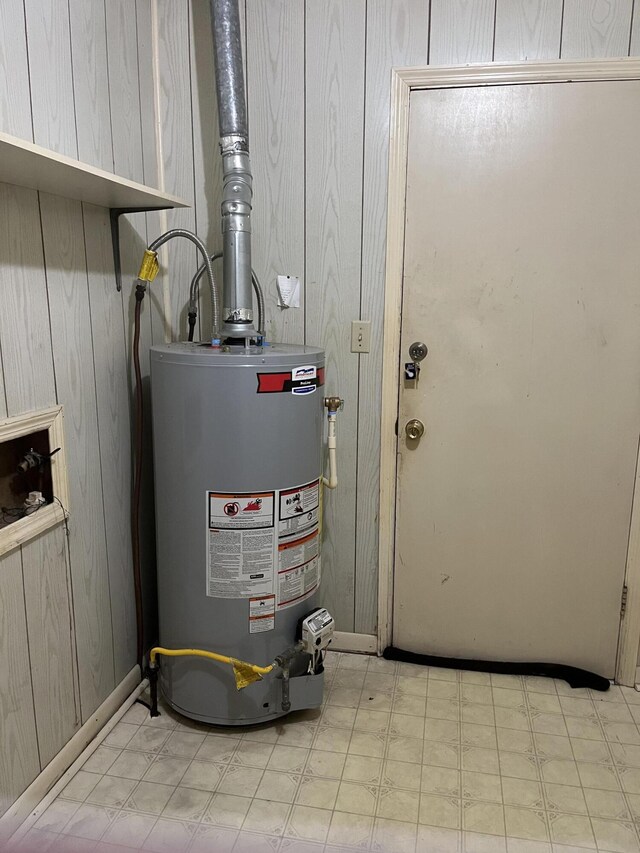 3323 Young Forest Dr, Augusta, GA 30906 - utility room with gas water heater