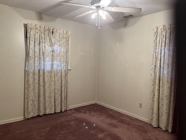 3323 Young Forest Dr, Augusta, GA 30906 - empty room featuring ceiling fan and carpet floors