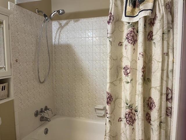 3323 Young Forest Dr, Augusta, GA 30906 - full bathroom featuring shower / tub combo with curtain