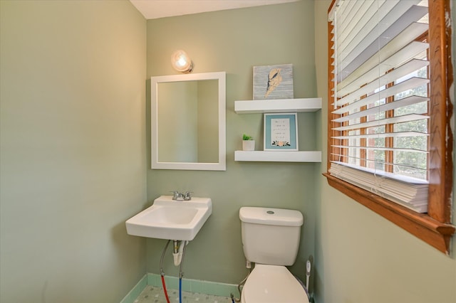 141 Whaley St, Warrenville, SC 29851 - half bathroom with toilet and baseboards