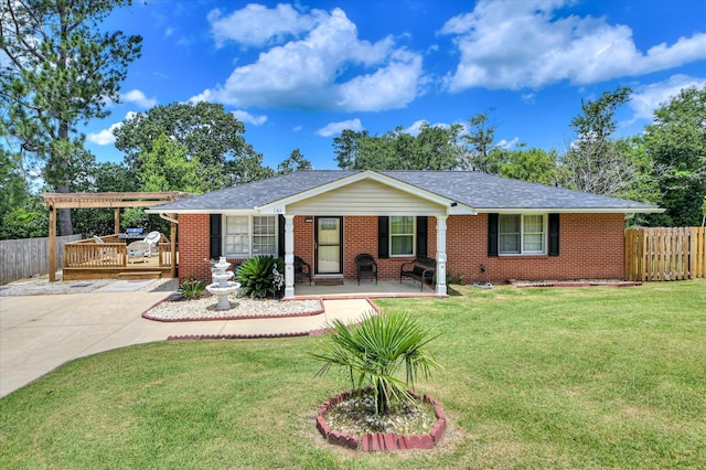 141 Whaley St, Warrenville, SC 29851 - single story home featuring brick siding and roof with shingles