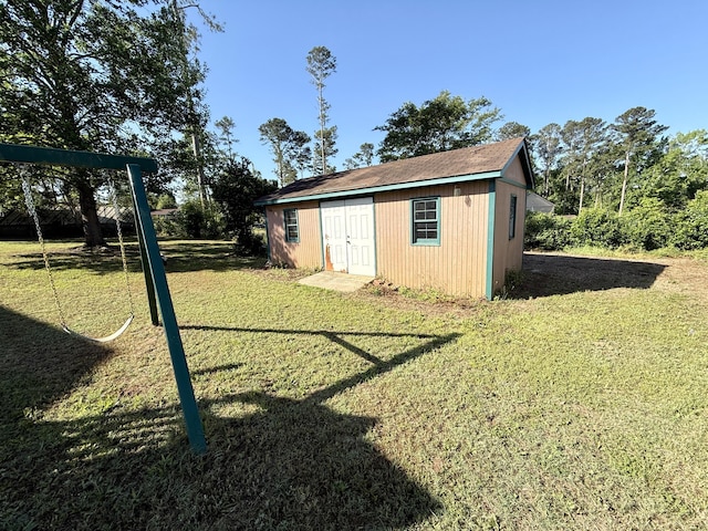 view of outbuilding with an outbuilding