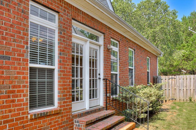 view of property entrance