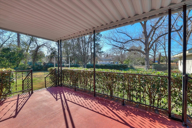 view of patio