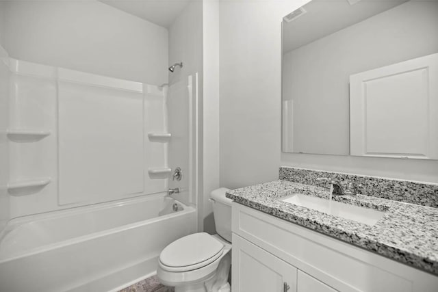 1255 Birch Cir, Grovetown, GA 30813 - full bath featuring toilet, vanity, and tub / shower combination