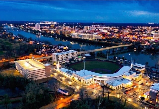 1255 Birch Cir, Grovetown, GA 30813 - aerial view at twilight of a view of city lights