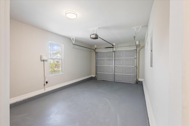 612 Creek Bottom Trl, Grovetown, GA 30813 - garage featuring a garage door opener and electric panel
