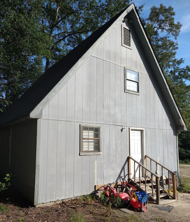 view of side of property