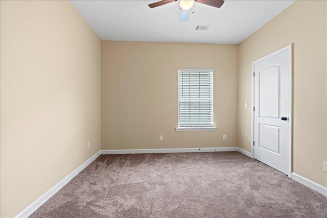 241 Walker St, Augusta, GA 30901 - carpeted spare room featuring ceiling fan and baseboards