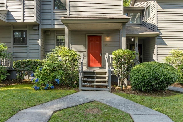 327 Joshua Tree Dr, Martinez, GA 30907 - property entrance with a lawn