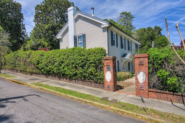 view of home's exterior