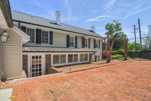 view of rear view of property