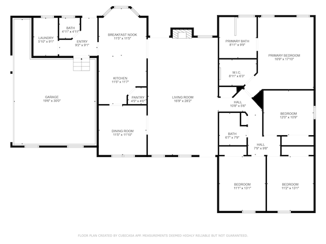 4200 Waters Edge Ln, Appling, GA 30802 - view of property floor plan