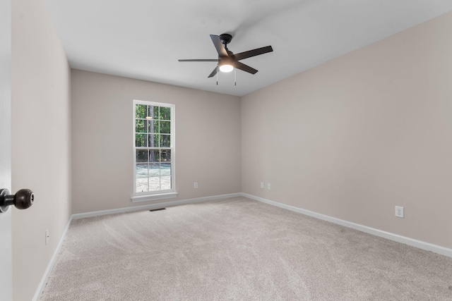 4200 Waters Edge Ln, Appling, GA 30802 - spare room with a ceiling fan and carpet flooring