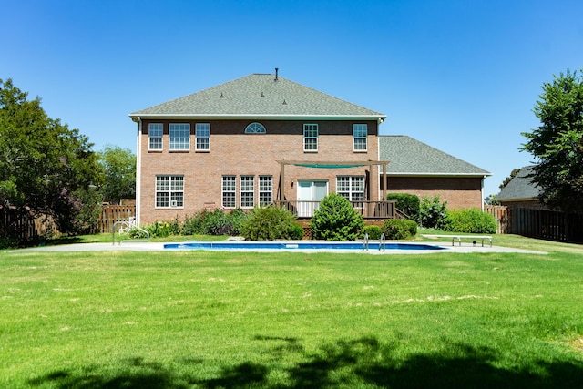 724 Avrett Cir, Evans, GA 30809 - back of property featuring a deck and brick siding
