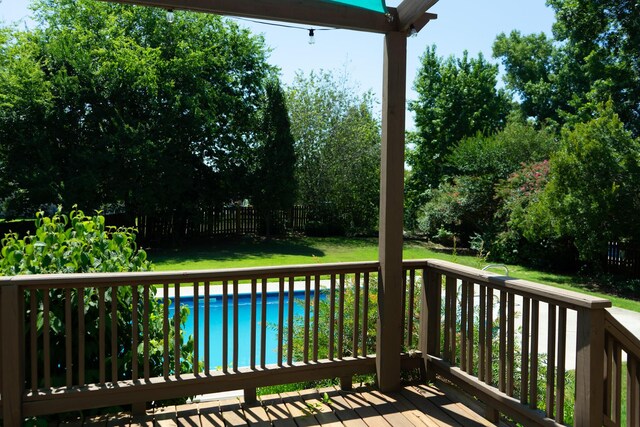 724 Avrett Cir, Evans, GA 30809 - deck with view of wooded area