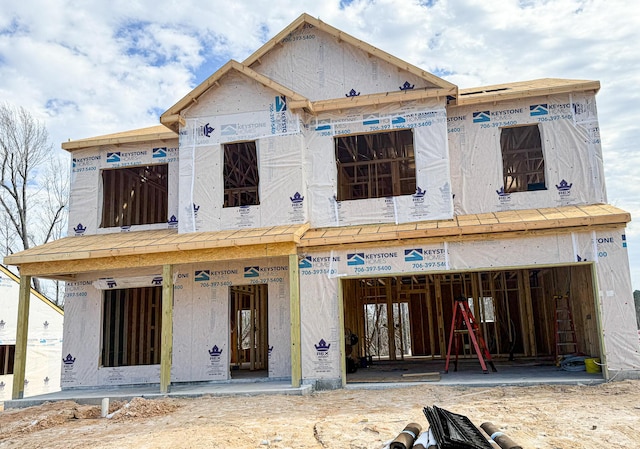 view of property under construction