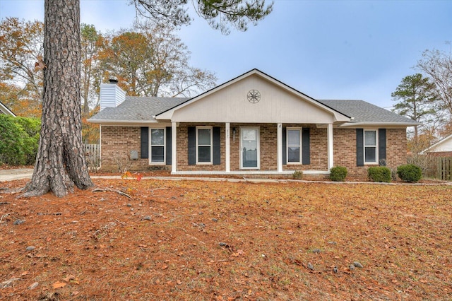 view of ranch-style house