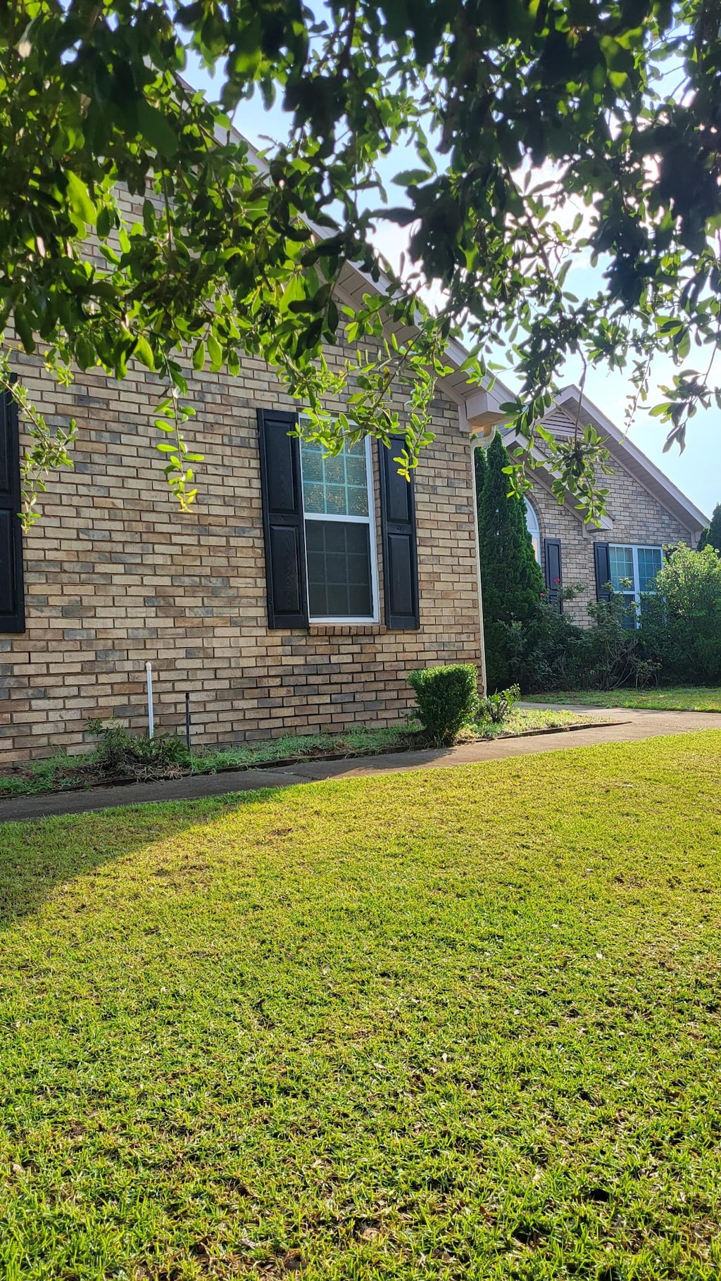 1737 Deer Chase Ln, Hephzibah, GA 30815 - view of side of home featuring a lawn and brick siding
