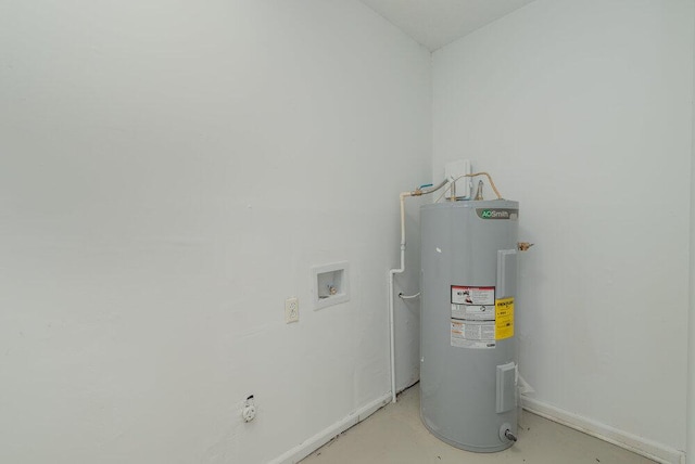 153 Campbell Cir, Hephzibah, GA 30815 - utility room featuring water heater