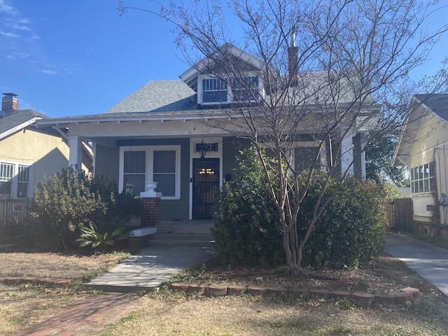 bungalow-style house featuring a porch