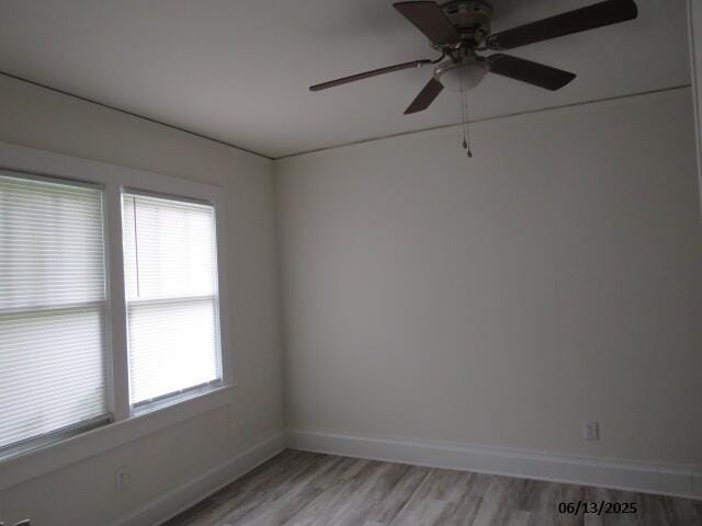1642 Whitney St, Augusta, GA 30904 - empty room featuring light wood finished floors and a ceiling fan