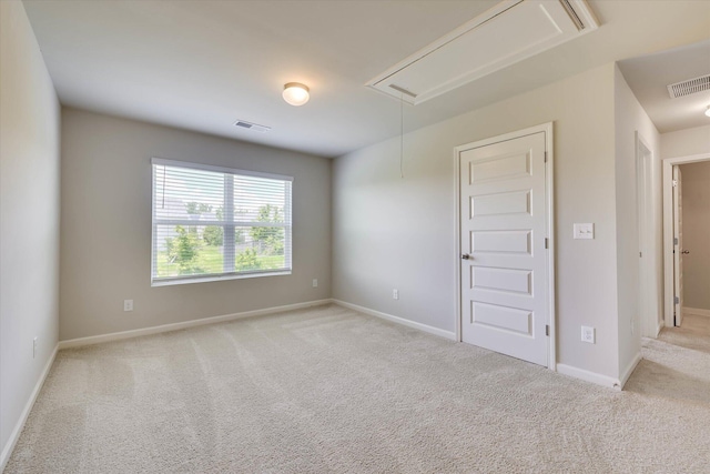 1052 Dietrich Ln, North Augusta, SC 29860 - unfurnished room featuring attic access and light carpet